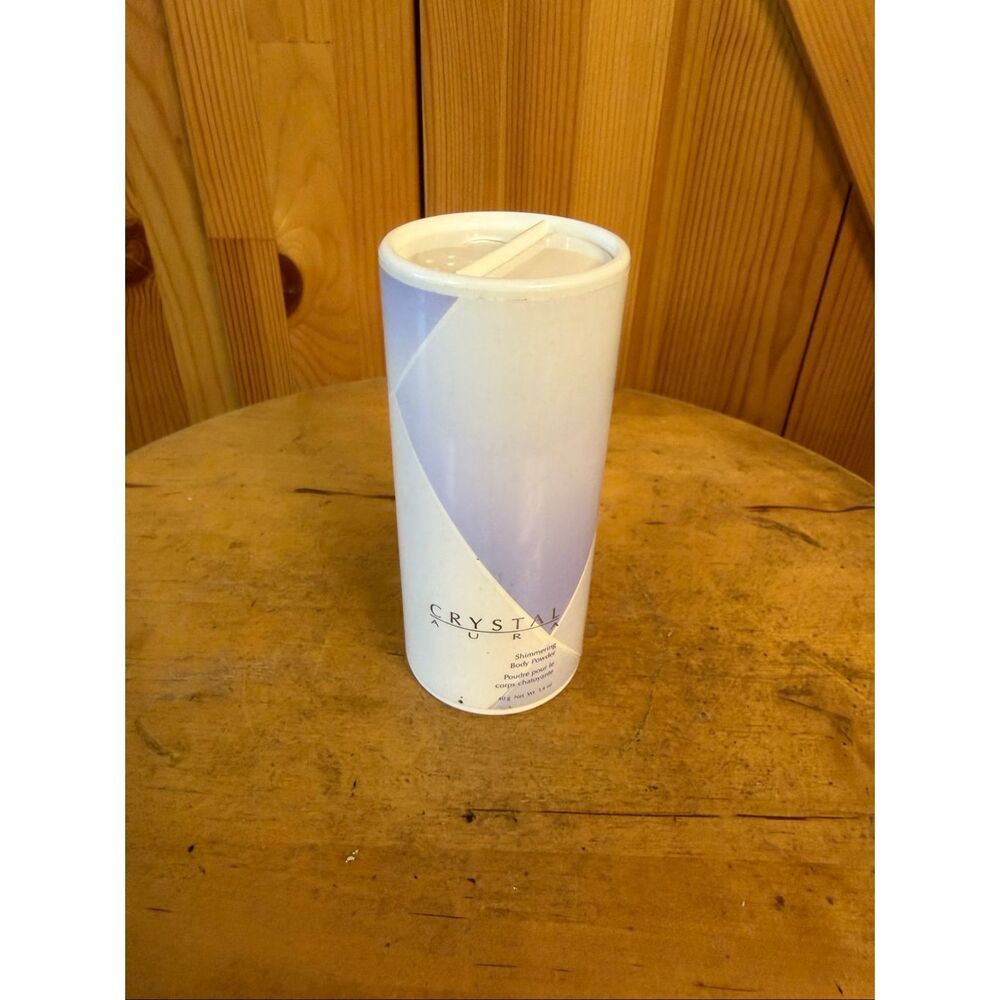 Avon Crystal Aura Shimmering Perfumed Talc Body Powder 1.4 oz New (7488)